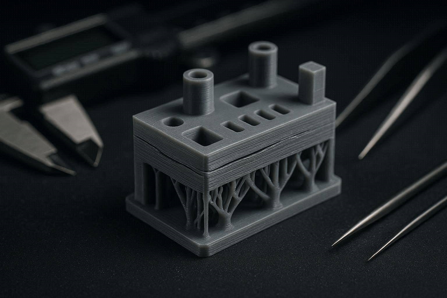 A macro diagnostic view demonstrating the exact mechanical failures you will learn to correct to fix FDM wall gaps and stuck supports.