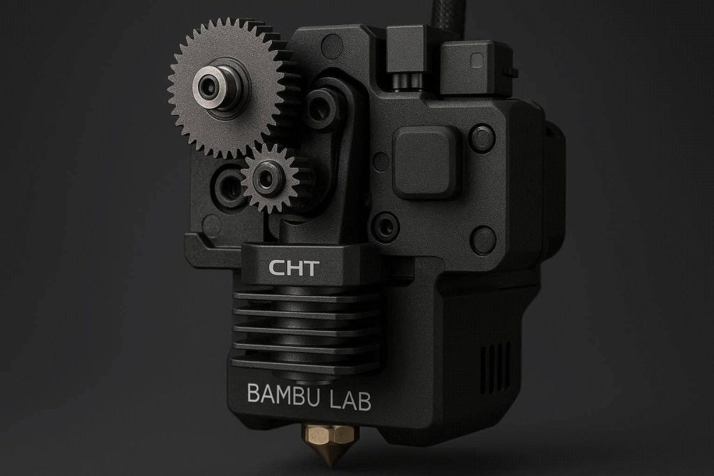 Upgrading your extrusion ecosystem to permanently fix Bambu Lab P1S heat creep clog.